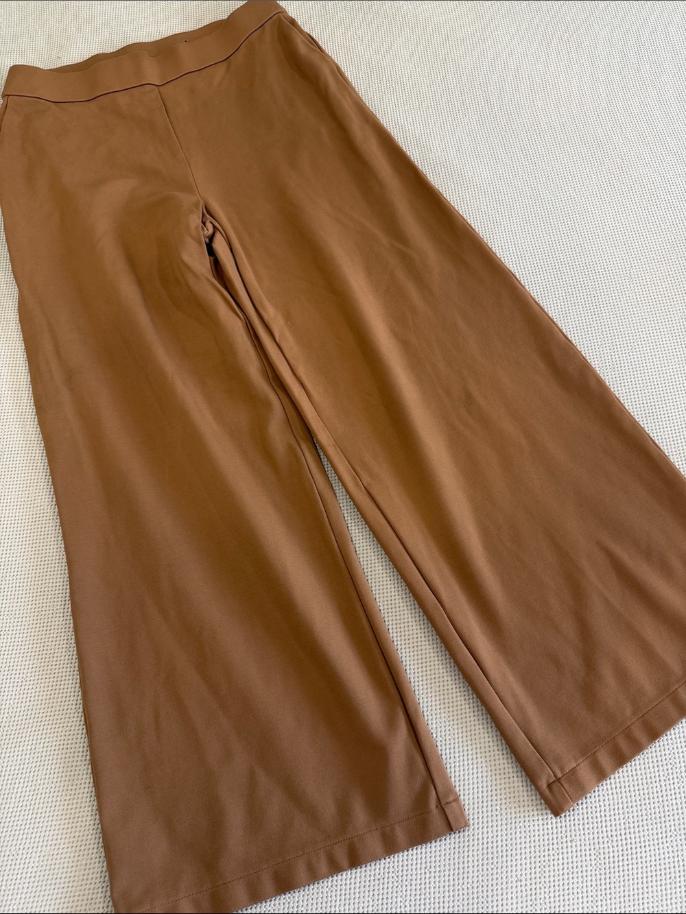 INC International Concepts Wide-Leg Corduroy Pants in Chestnut Brown
